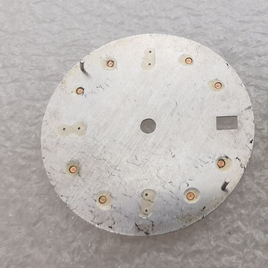 Neu 28,50mm Weißes Zifferblatt Grün Leuchtend Geeignet für NH35 NH36 Bewegung