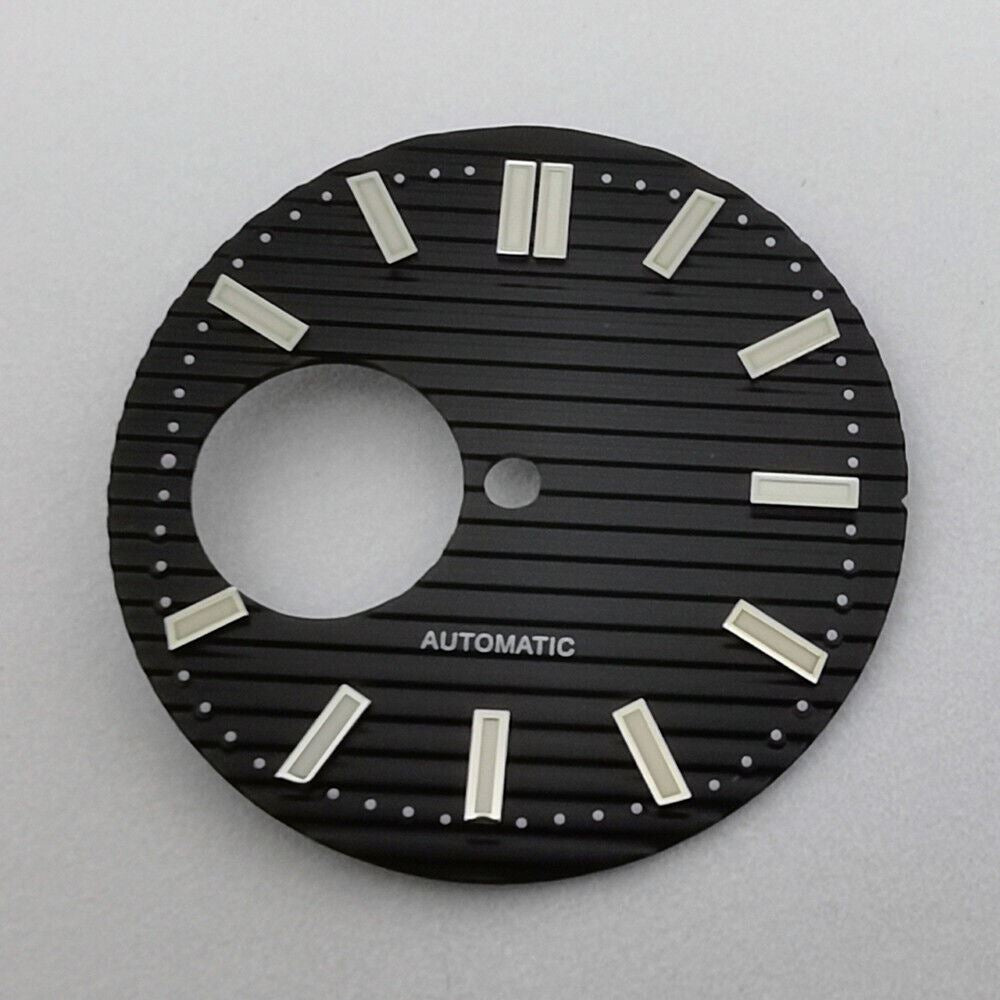 Cadran de montre neuf de 29,7 mm, vert lumineux, compatible avec le mouvement NH38 #JC06