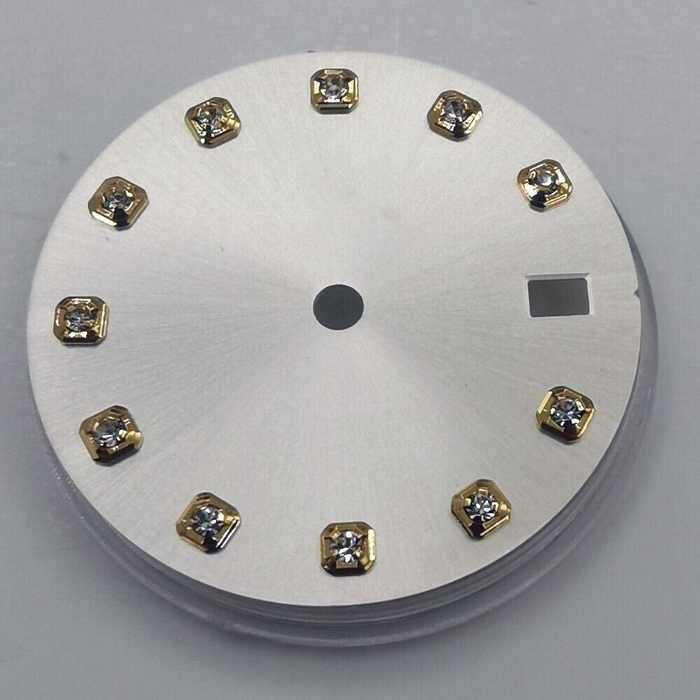 29 mm Zifferblatt ohne Leuchtmasse, geeignet für NH35 NH36 Uhrwerk, Imitation Diamond Nail
