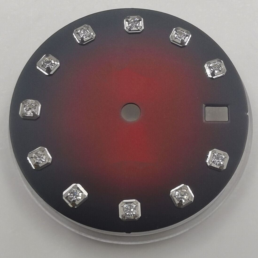 29 mm Zifferblatt ohne Leuchtmasse, geeignet für NH35 NH36 Uhrwerk, Imitation Diamond Nail