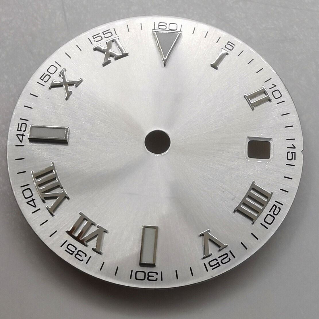 Green luminous 29.2mm watch dial for ETA2824, Miyota 8200, and DG2813 movements, perfect for watch repairs.