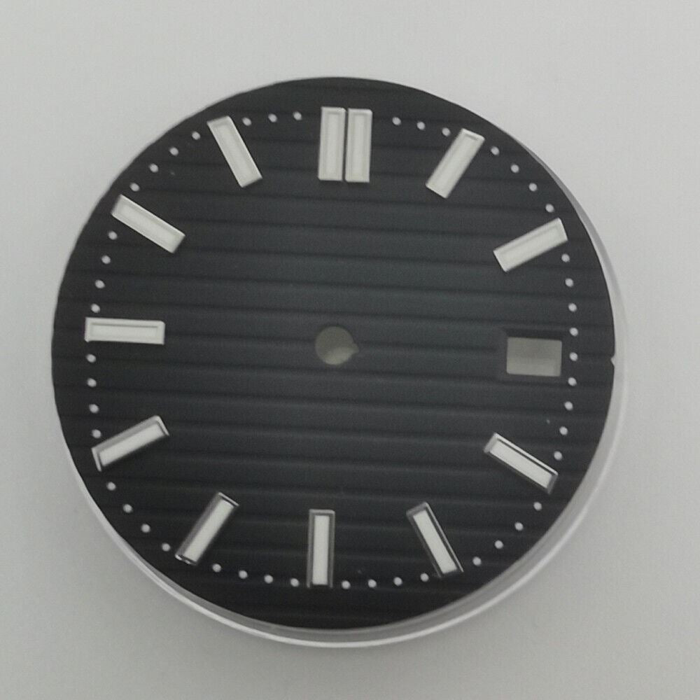 Nouveau cadran de montre 29,7 mm vert lumineux adapté au mouvement NH35 NH36 #B-6