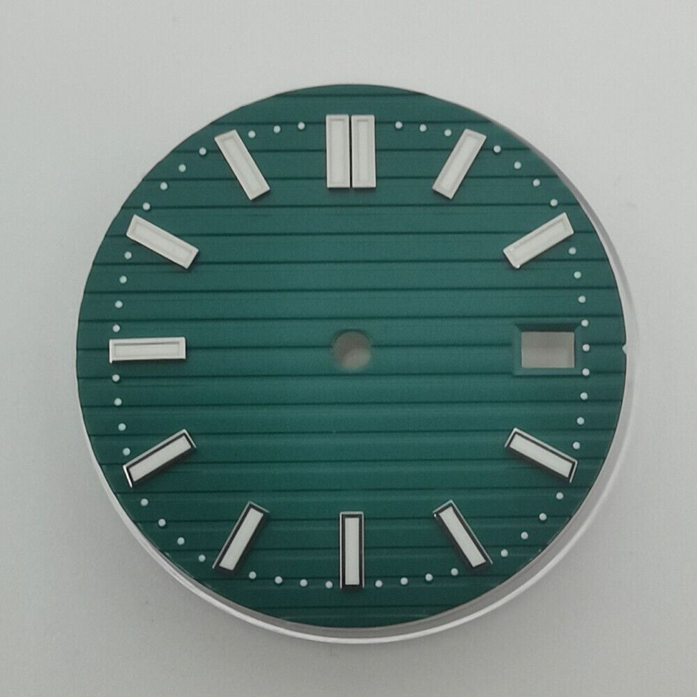 Nouveau cadran de montre 29,7 mm vert lumineux adapté au mouvement NH35 NH36 #B-6