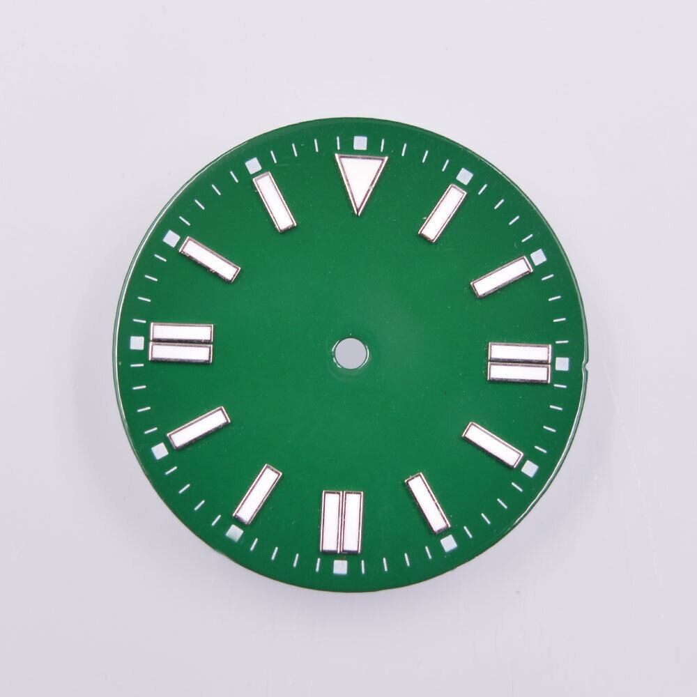 28,50 mm grünes Leuchtzifferblatt, passend für NH35/36 ETA2836 2824 MYT8205 8215 Uhrwerk
