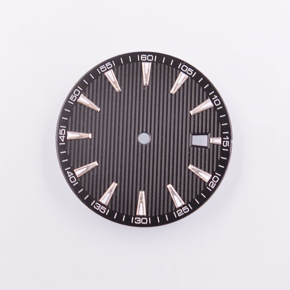 Green luminous watch dial designed for NH35/35A NH36/36A movements, AB-3 brand precision fit for watch repair.