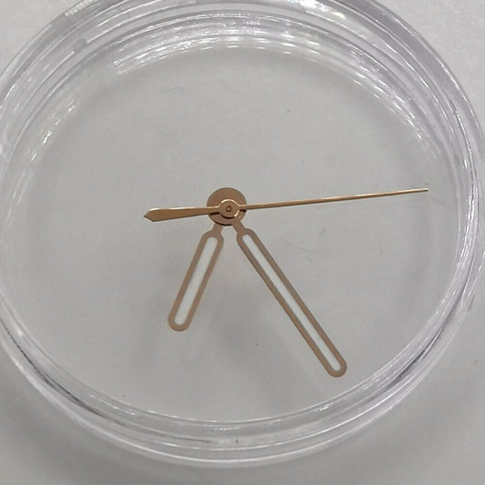 Green luminous watch hands set for NH35 NH36 movements, enhancing visibility and style.