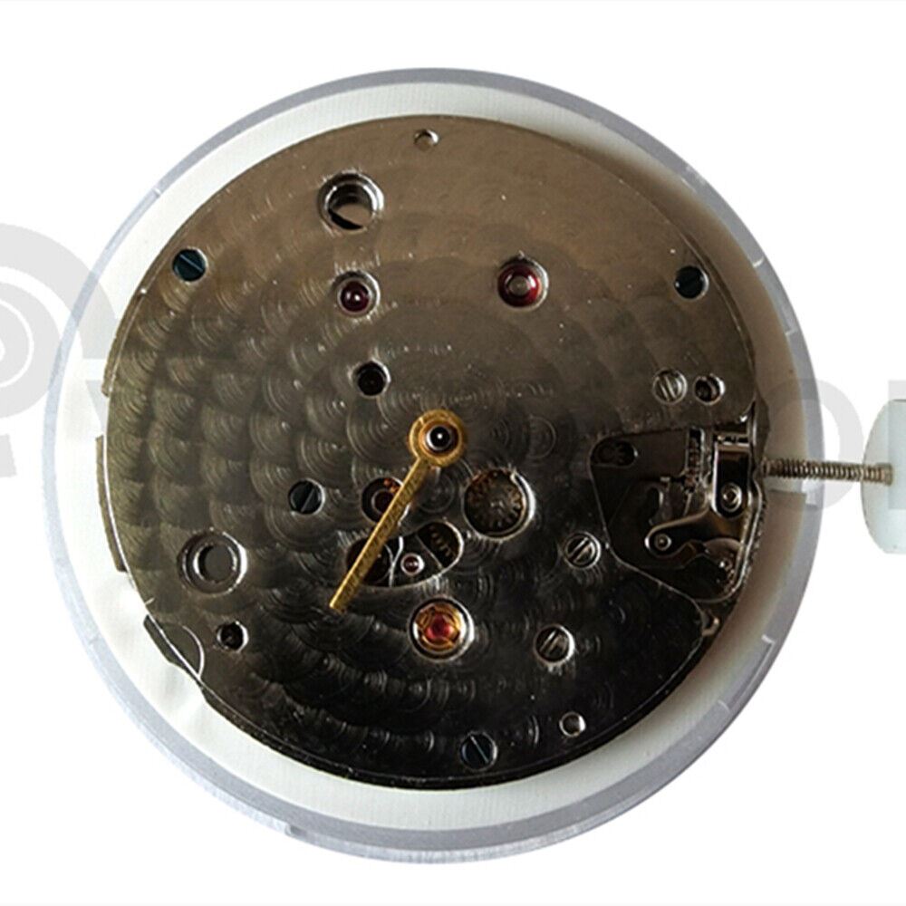 SA 3130 China Made watch with blue balance spring, mechanical automatic movement, precise timekeeping by SA brand.