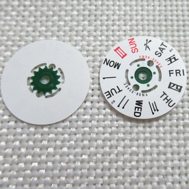 Chinese English Week Disk Wheel Week Wheel Fit for Movement YN55 YN56 #59