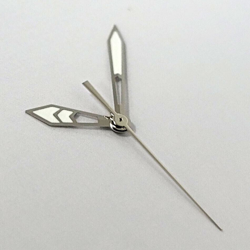 B13 green luminous watch hands set for NH35A/NH36A/4R36 movement, includes 9.5/14/15mm sizes, ideal for watch repair.