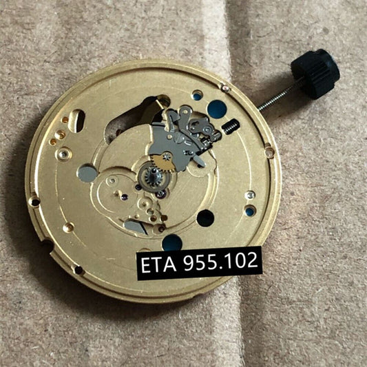 ETA 955.102 Swiss quartz watch movement, precision timekeeping, no calendar function, reliable accessory.