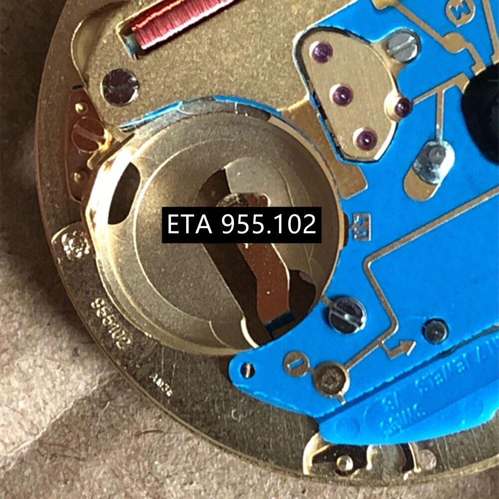 Montre ETA 955.102 Mouvement à quartz Mouvement de fabrication suisse SANS calendrier