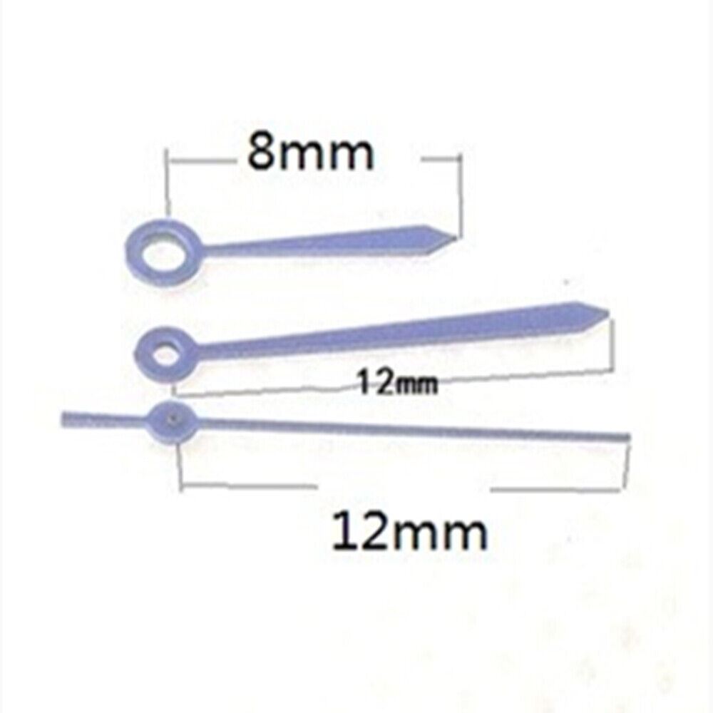 Purple watch hands for Hattori Epson TMI VJ42 quartz movement, precise timing accessory.