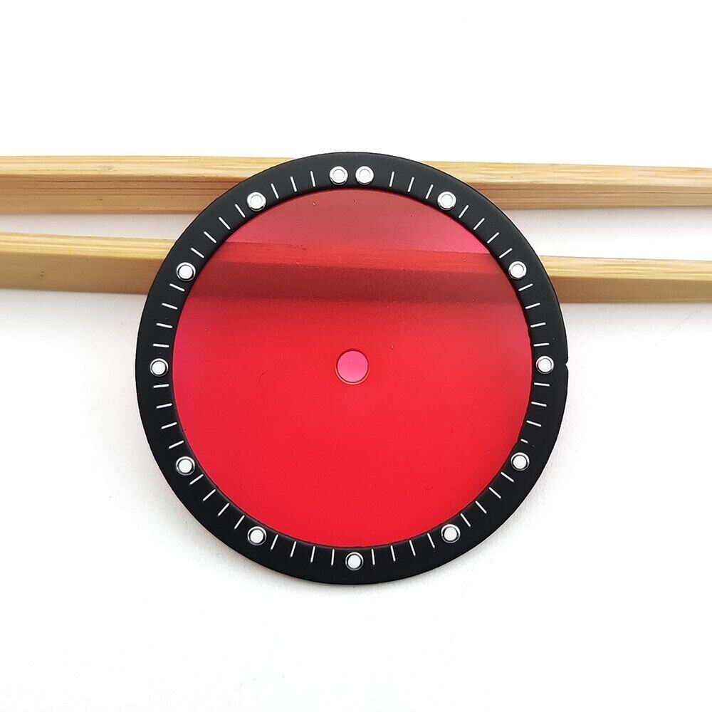 Green Luminous Transparent Watch Dial for NH34 NH35 NH36 NH37 NH38 NH39 Movement