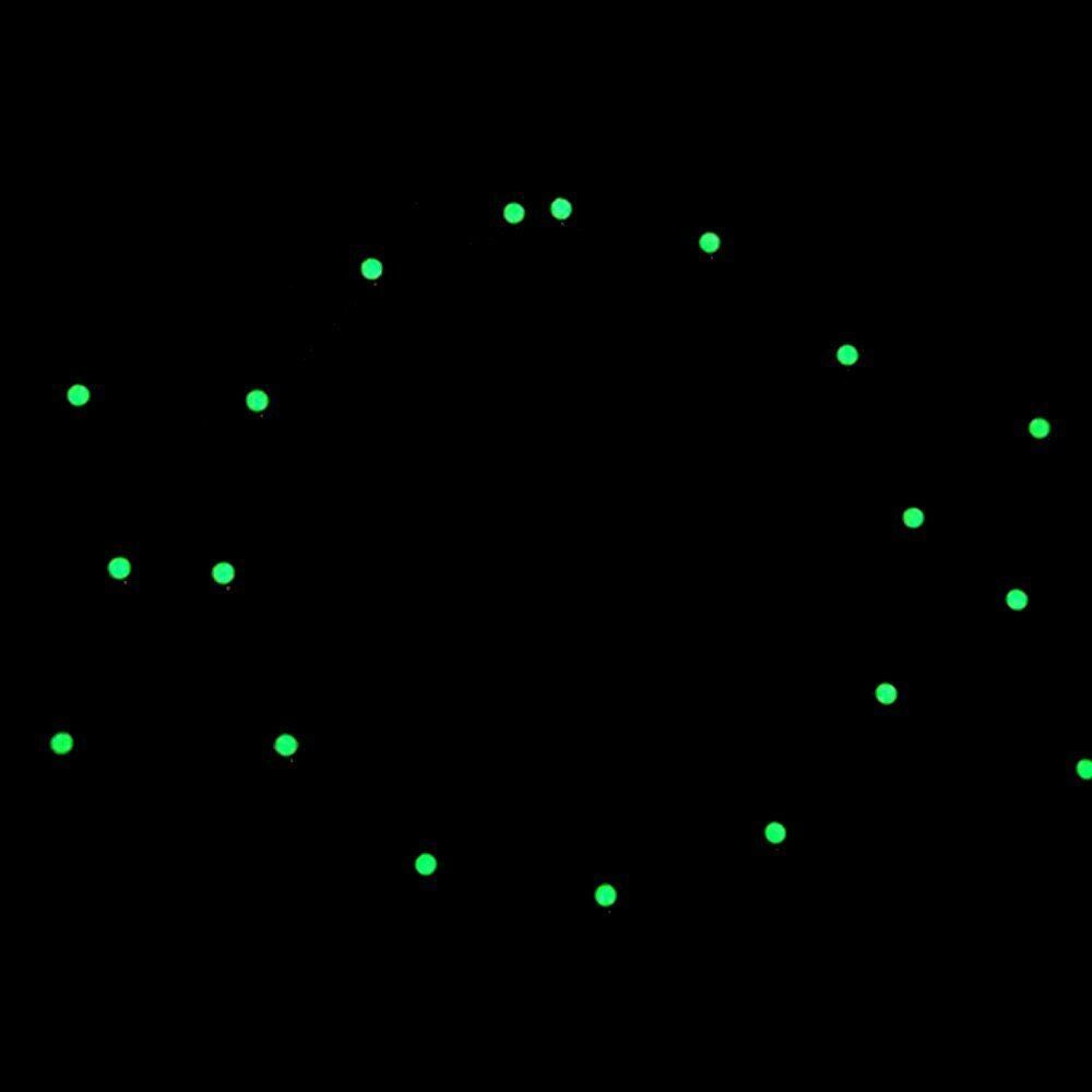 Transparent green luminous watch dial for NH34-NH39 movements, enhancing readability and style by Seiko.