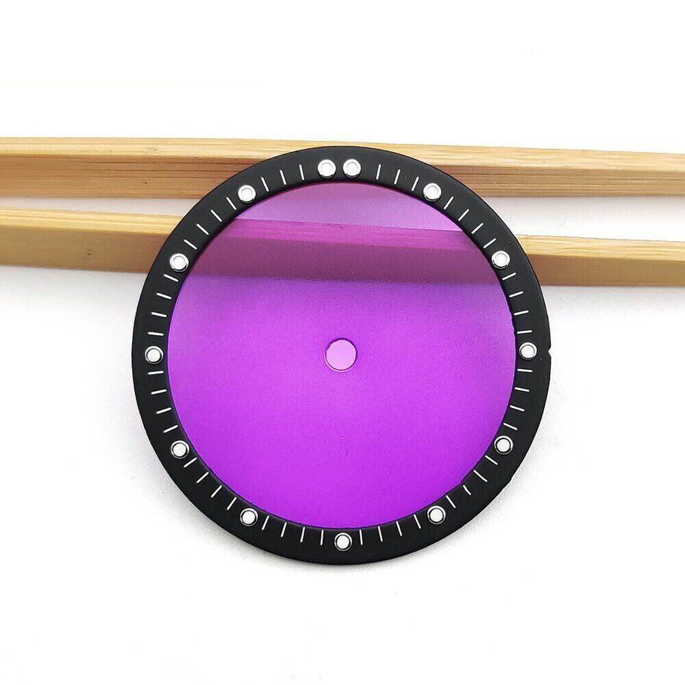 Green Luminous Transparent Watch Dial for NH34 NH35 NH36 NH37 NH38 NH39 Movement