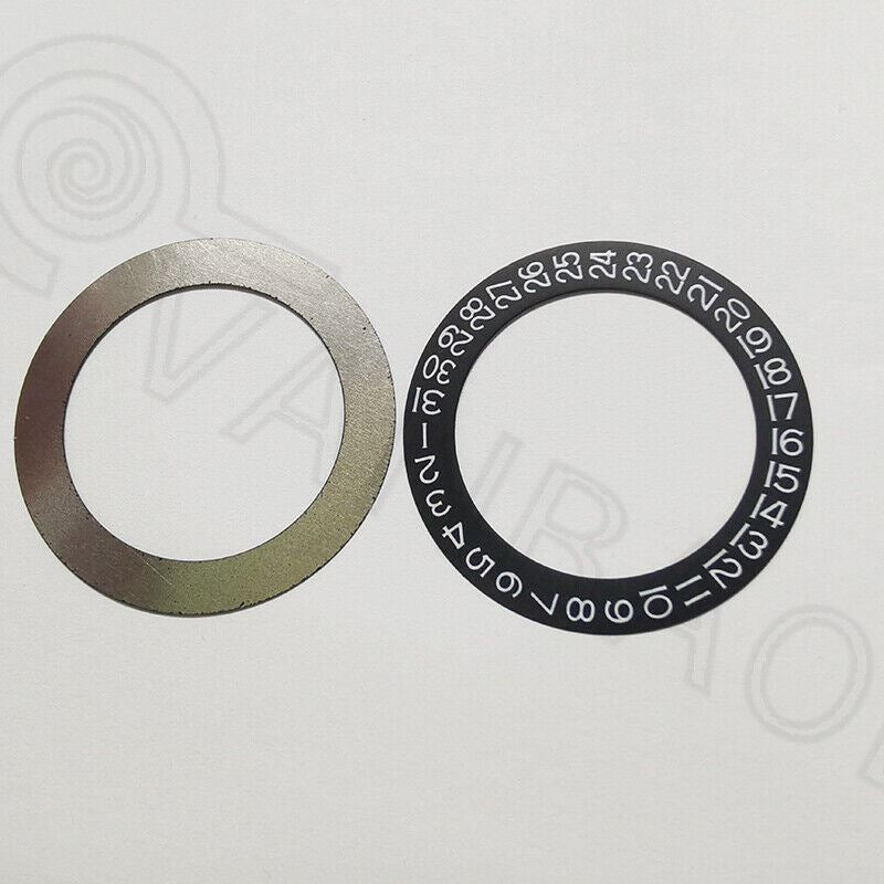 Roue de date noire de 27,2 mm, roue de date générique pour mouvement de montre, date à 3 heures
