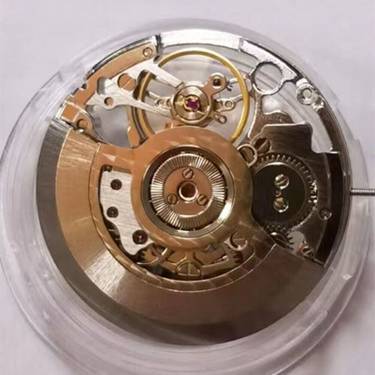 New Tianjin Seagull ST25 silver watch accessory showcasing automatic mechanical movement with 3 hands and hollow design.