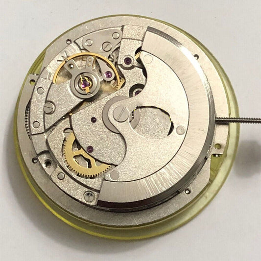 Asian 8205 2813 watch with kinetic energy and mechanical 24-hour movement display.