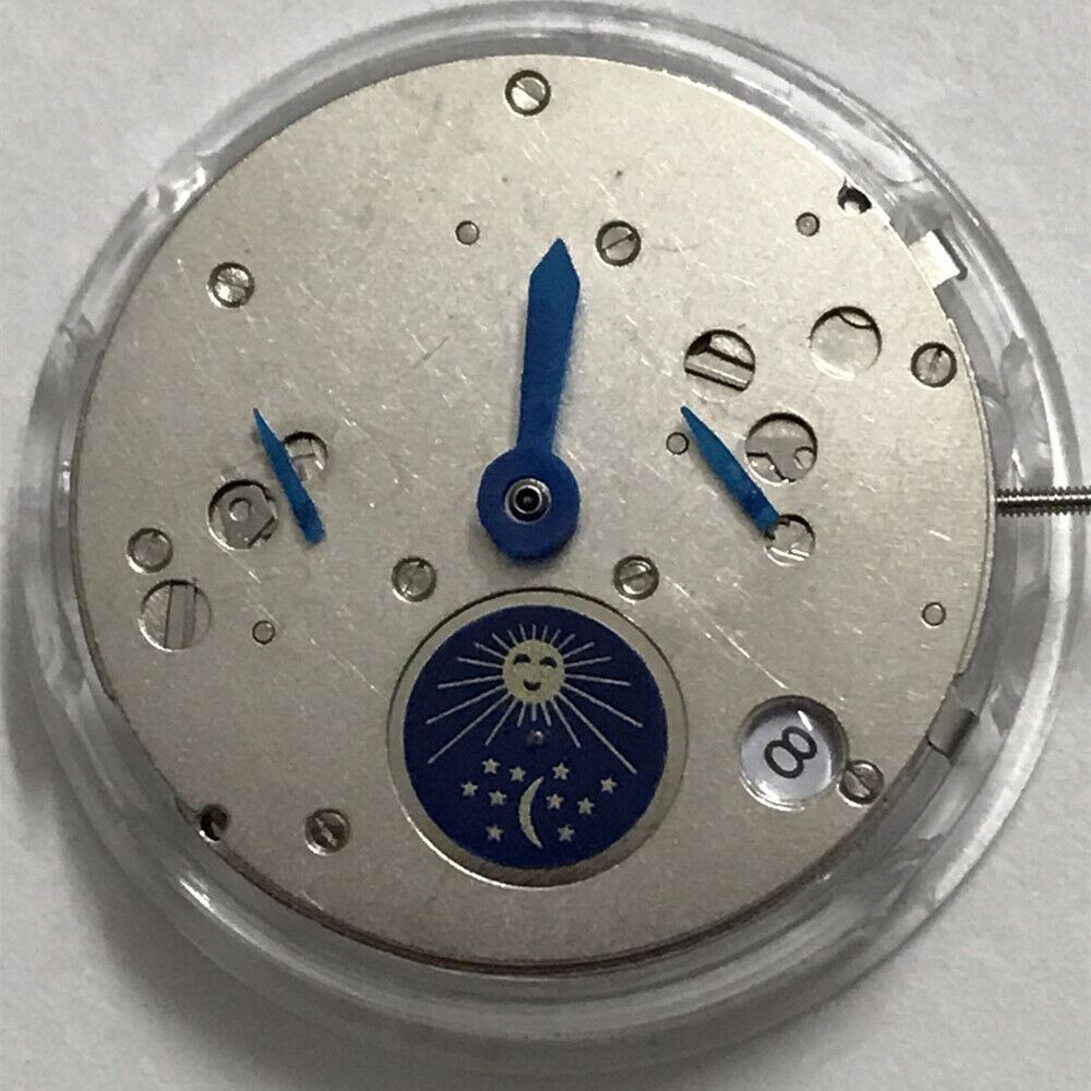 Shanghai JHB08 mechanical watch with 3 hands, small second at 6, China-made movement ST10, classic design.