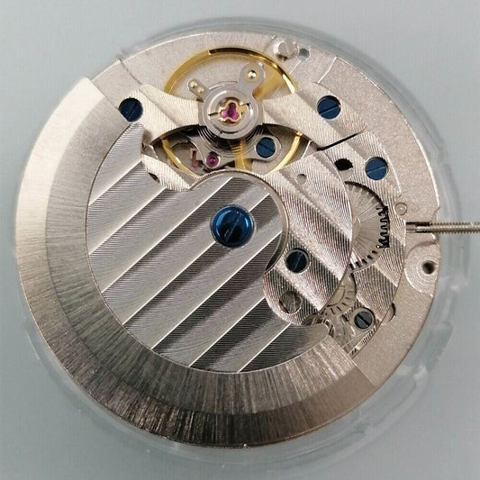 Shanghai LB20 watch accessory showcasing mechanical movement with big date at 12 and moon phase at 6, China made.