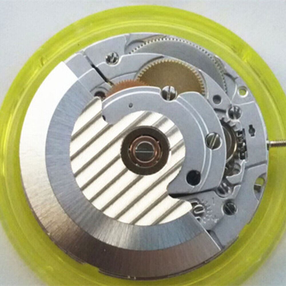 Silver Tianjin Seagull mechanical watch movement, China-made, compatible replacement for ETA 2824-2 models.