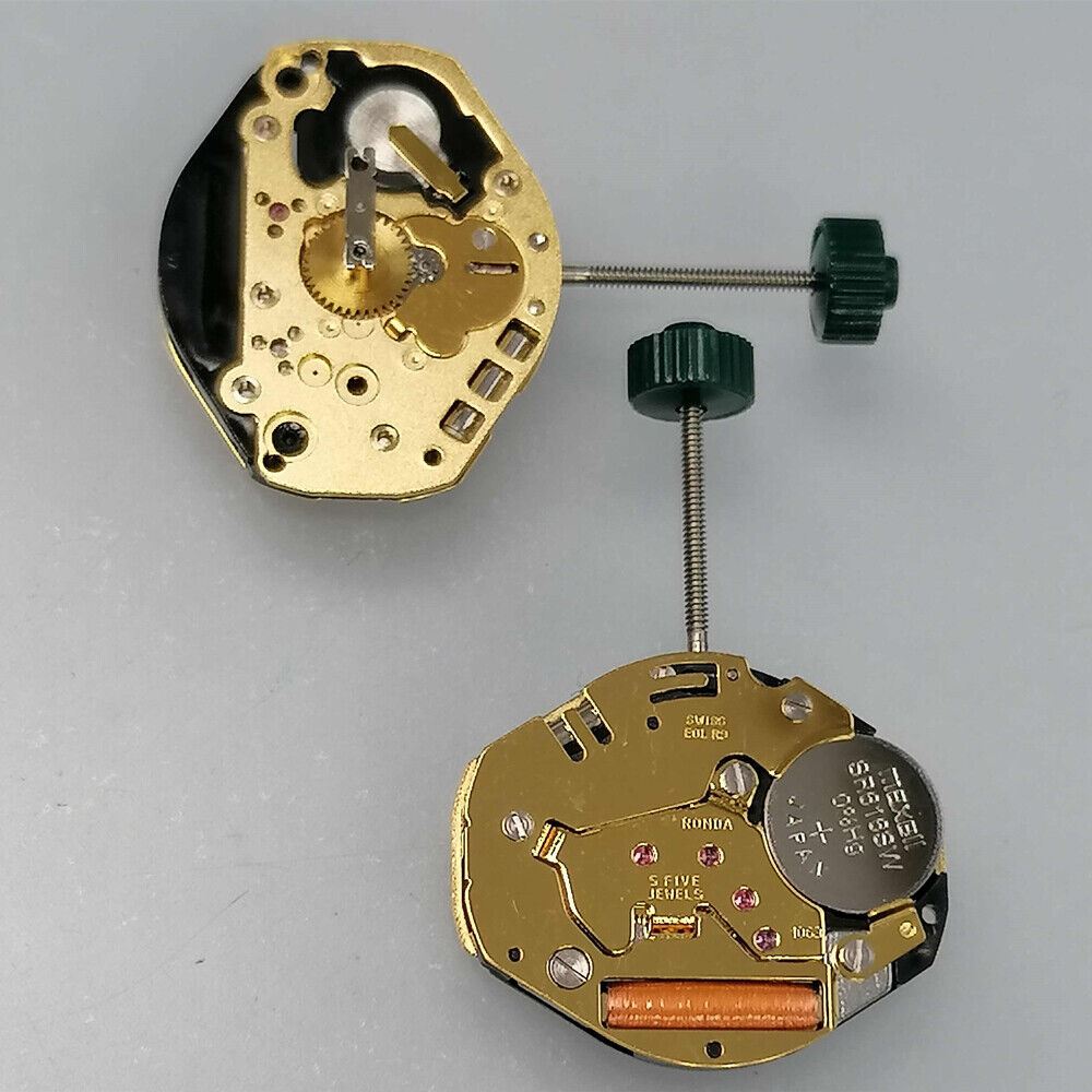 Montre à quartz Ronda 1063 à 3 aiguilles, fabriquée en Suisse