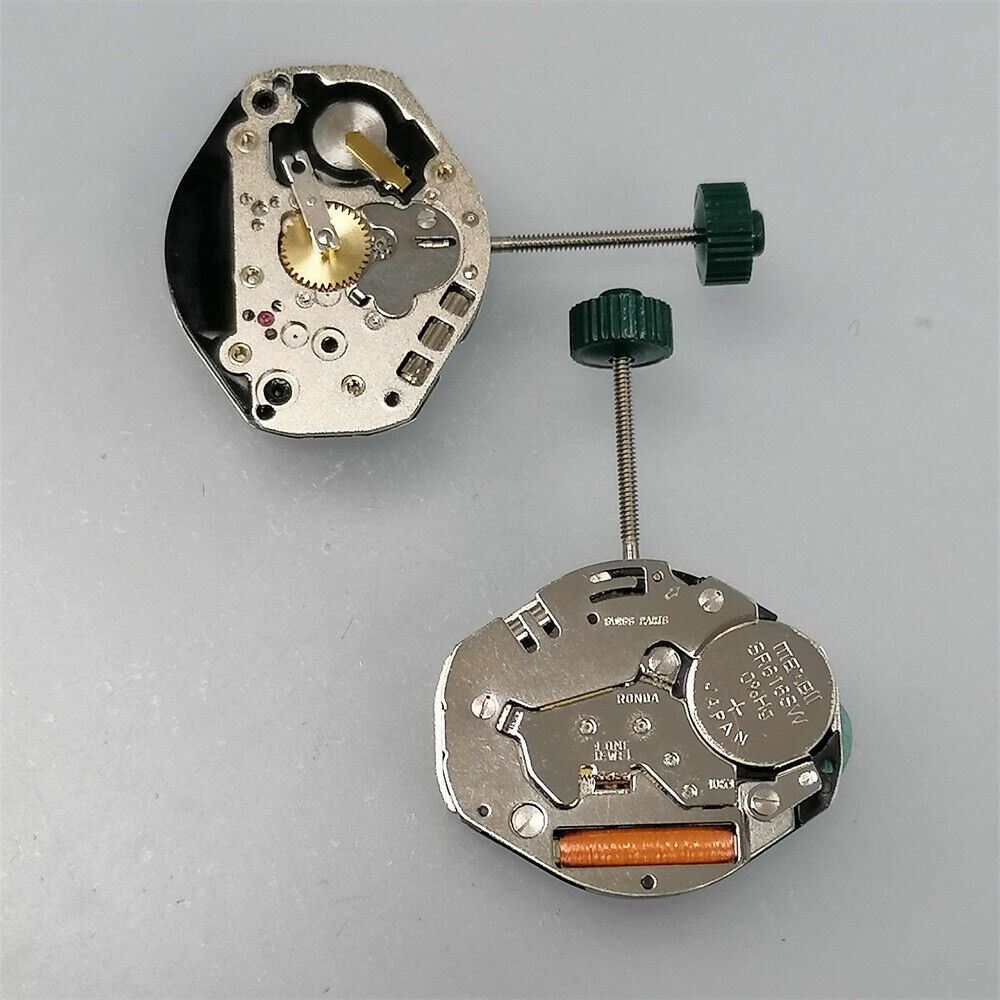 Mouvement de montre à quartz 2 aiguilles Ronda 1062, pièces suisses