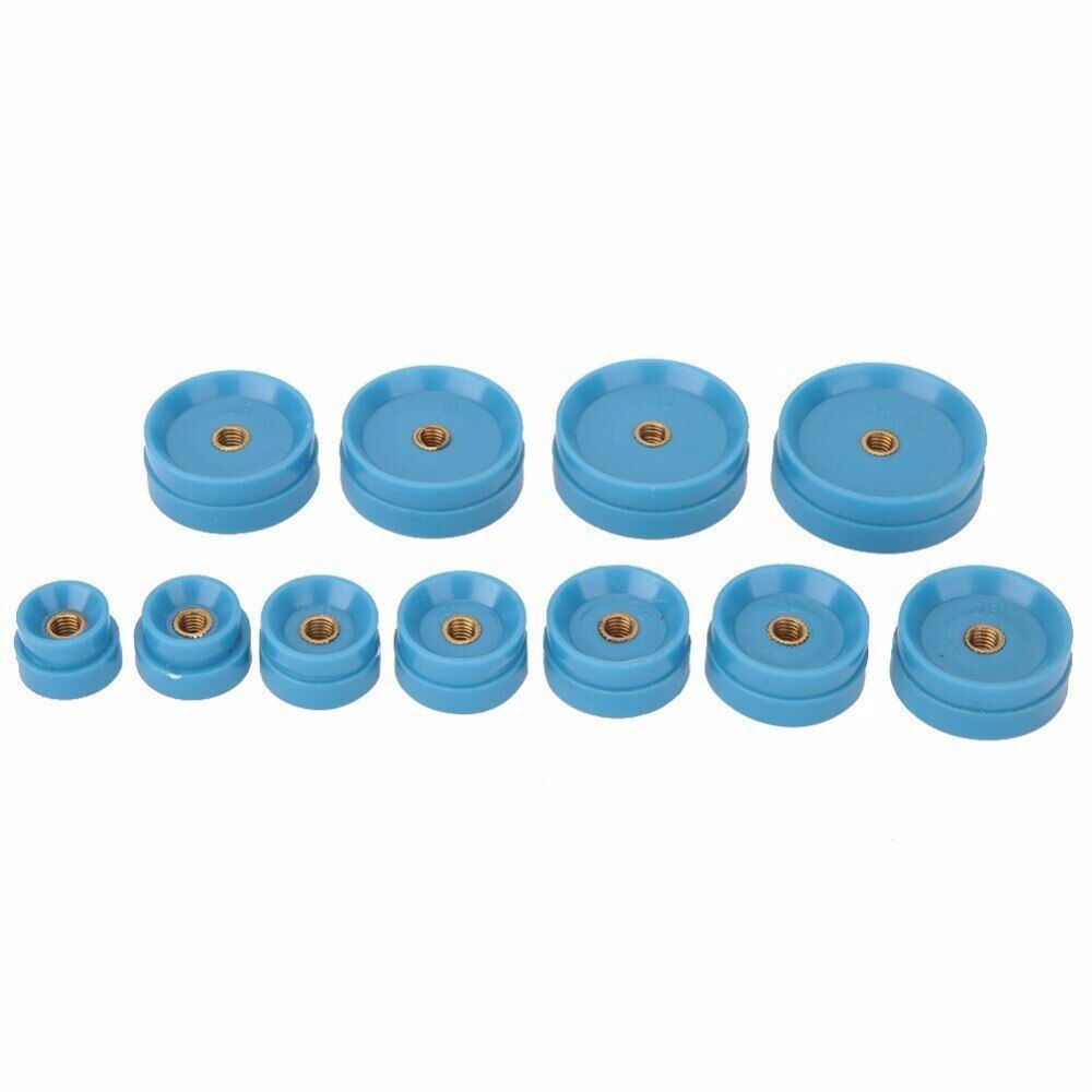 11pcs watch back case presser clamp set with dies for precise watchmaker repair, ideal for secure watch assembly.