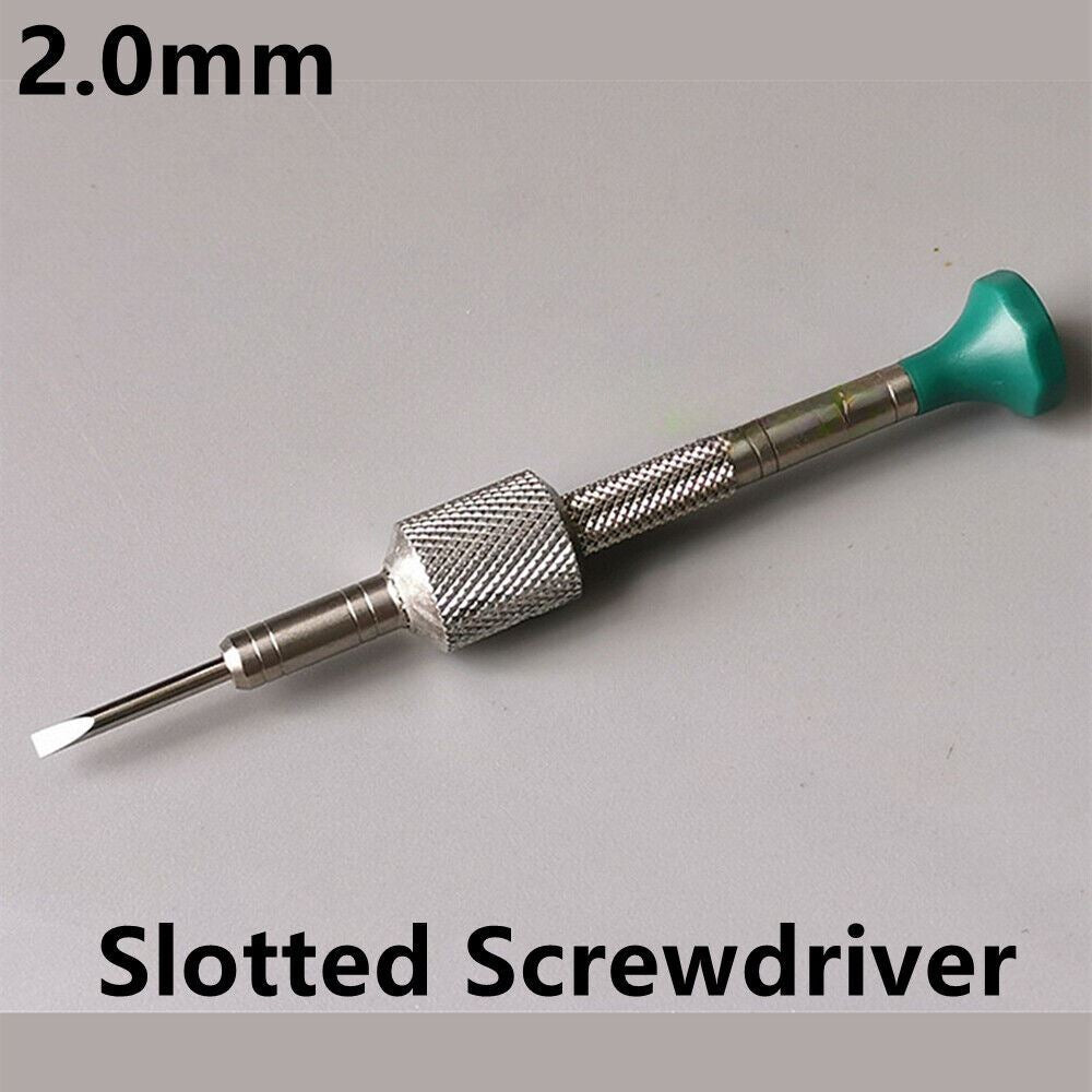 Precision 2.0mm slotted screwdriver for drum barrel watch repair, China Made brand tool.