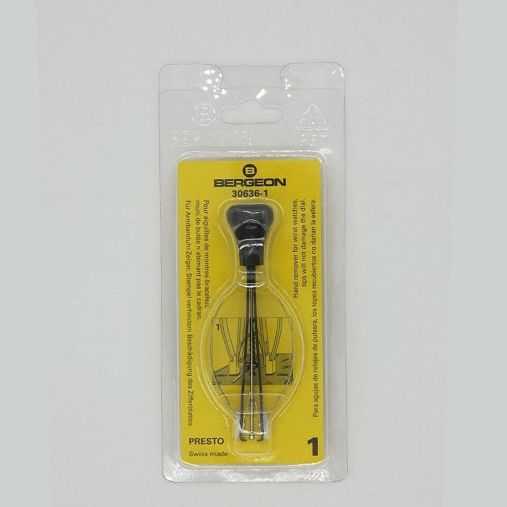 Bergeon Presto Hand Remover 30636-1 tool for precise watch hand removal in repair workshops.