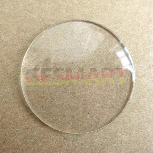 Single dome 40-45mm watch glass, 1.0mm thick mineral crystal for durable replacement.