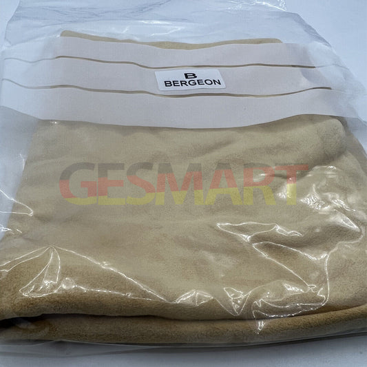 Bergeon 5693 suede cloth for watch cleaning, Swiss quality, size 480x340 mm, ideal for delicate accessories maintenance