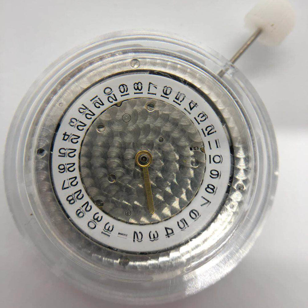 Close-up of China Made 3235 automatic watch movement replacement showcasing intricate engraved details for precise timekeeping.