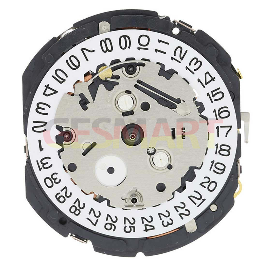 Hattori Epson TMI YM62A quartz watch movement, Japan-made precision part for repairs and assembly.