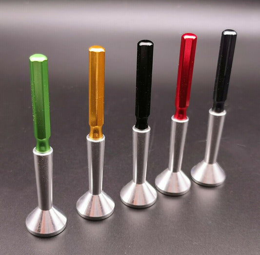 Watchmakers' metal lubricant oils assortment ? 5 precision oilers for delicate watch parts.