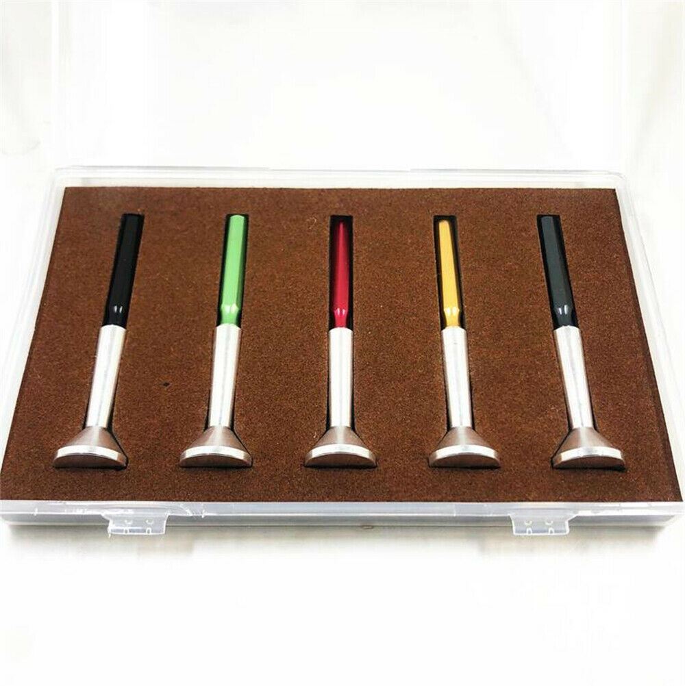Watchamkers set of 5 metal lubricants for precise watch maintenance and smooth gear operation.