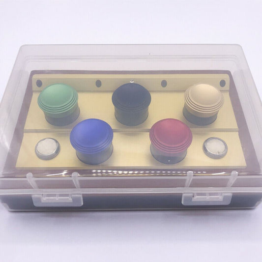 Oil dip dish set with 5 cups and cover, watch oiler stand for precise lubricant storage, Watch Tool Supply brand.