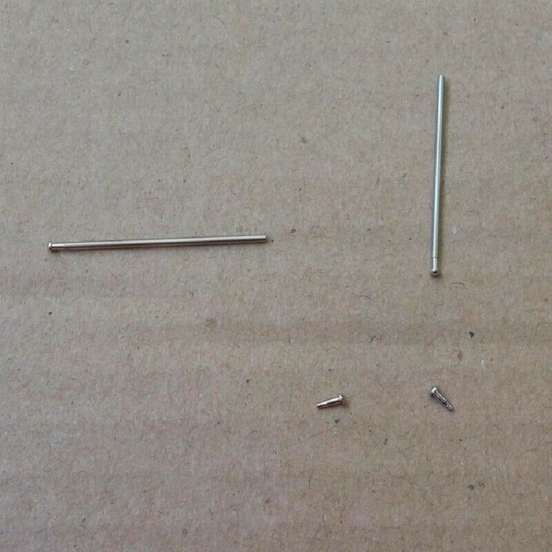 1.0mm thick spring bar for watch bands, fits 8-26mm tubes, durable friction pin.