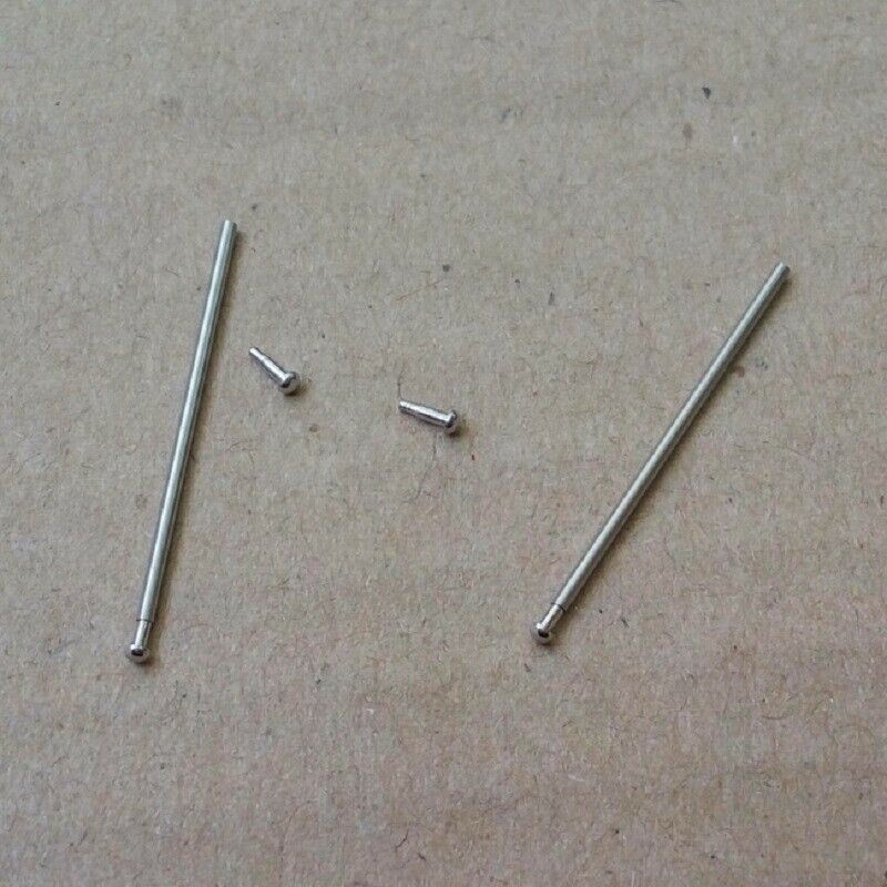 Durable 1.0mm thick spring bar, fits 8-26mm watch band tubes securely.