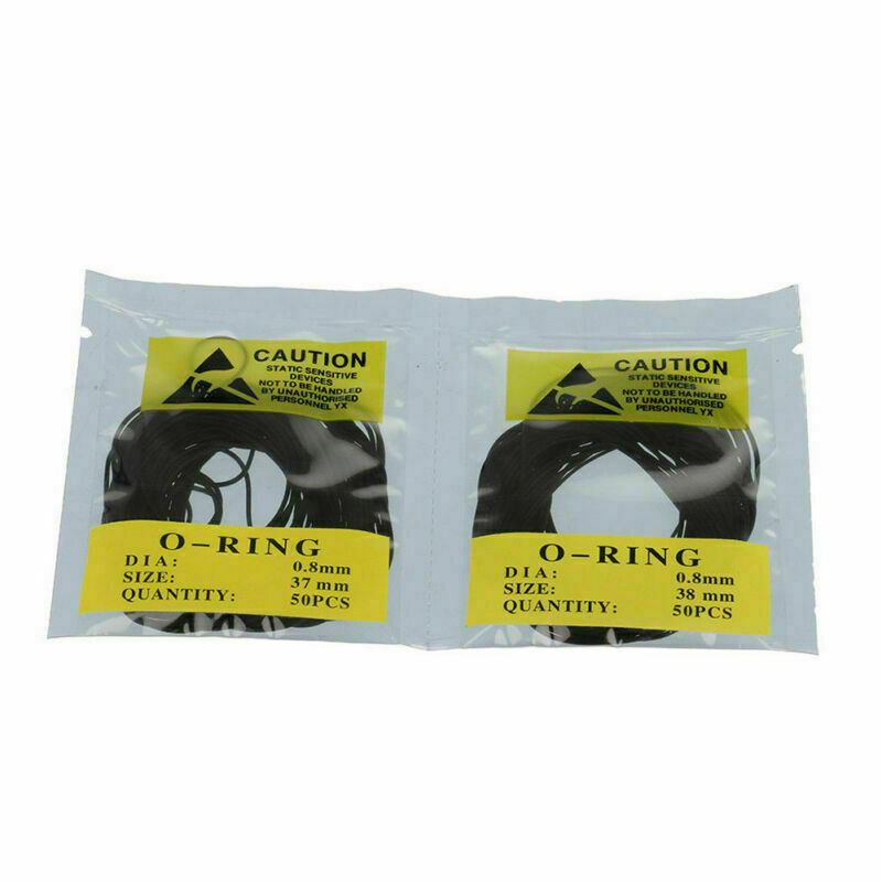 Set of 500 rubber O-rings 31-40mm, ideal for watch back cover sealing and repairs.