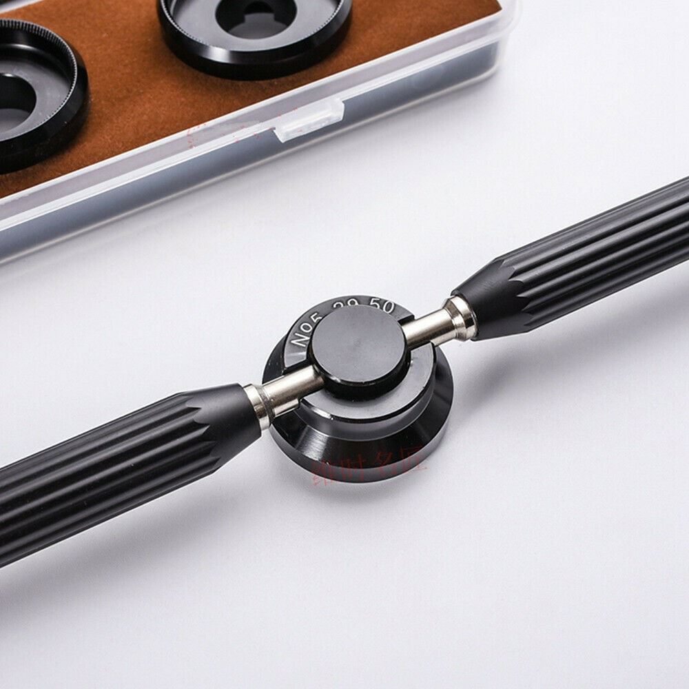 Titanium alloy watch back cover wrench kit by Tudor, durable tool for precise case opening and repairs