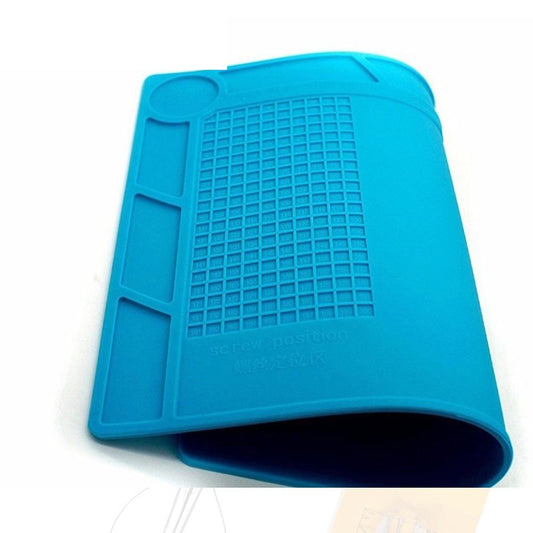 Silicone insulation pad 34x23cm for watch repair, thermostable and anti-corrosive.