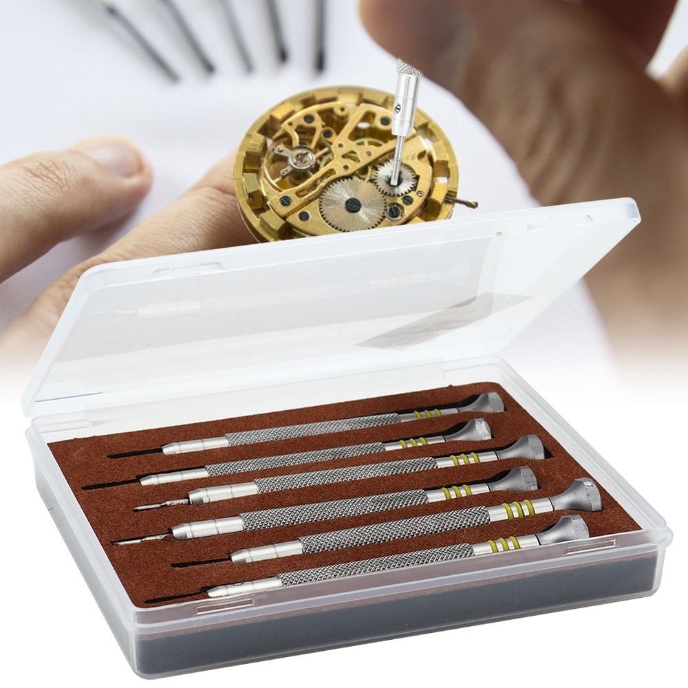 Precision 3135 2135 movement screwdriver with anti-skid handle for accurate watch repair tasks.