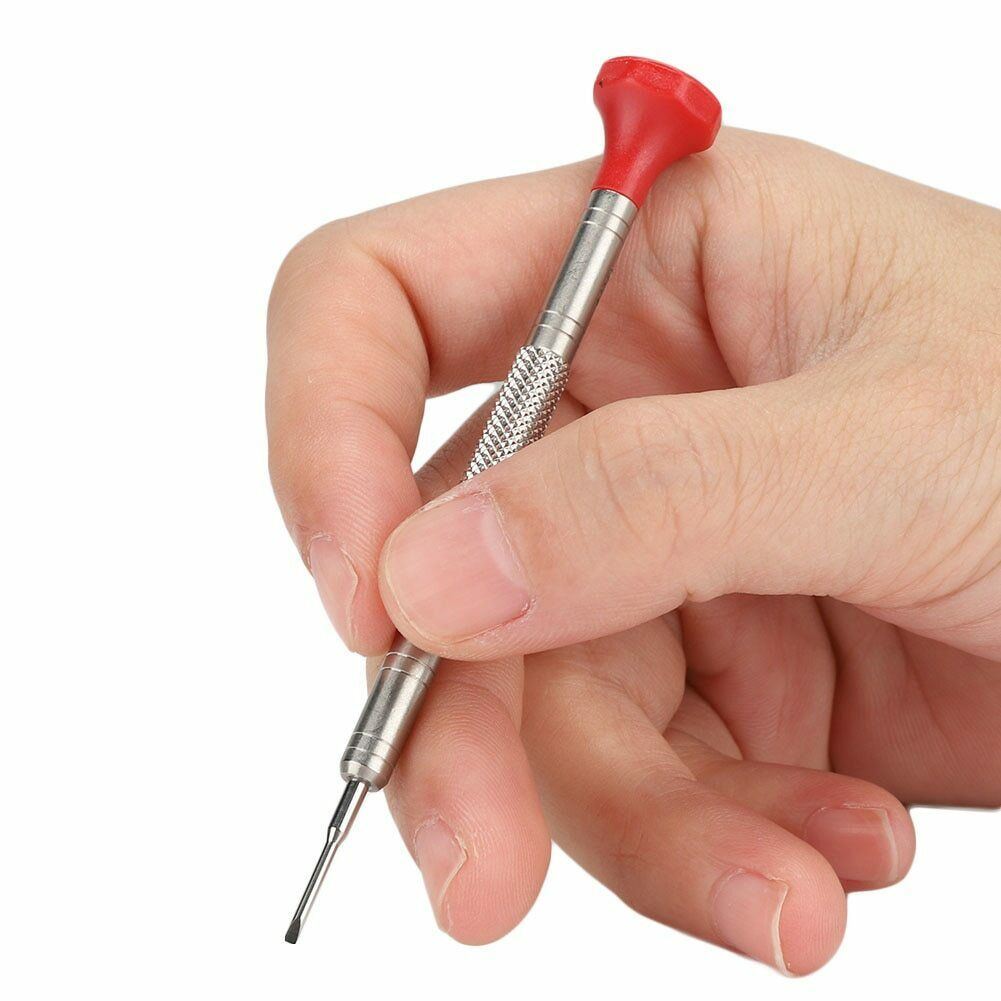 6PCS screwdriver set with 12 spare heads for precise mobile phone and laptop repairs.