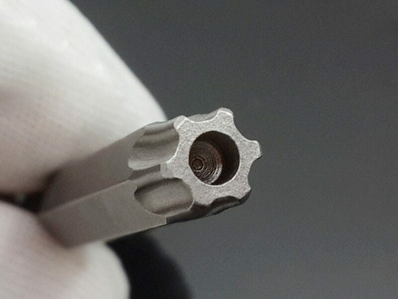 50mm magnetic tamper-proof screwdriver set for precise watch accessory repairs.