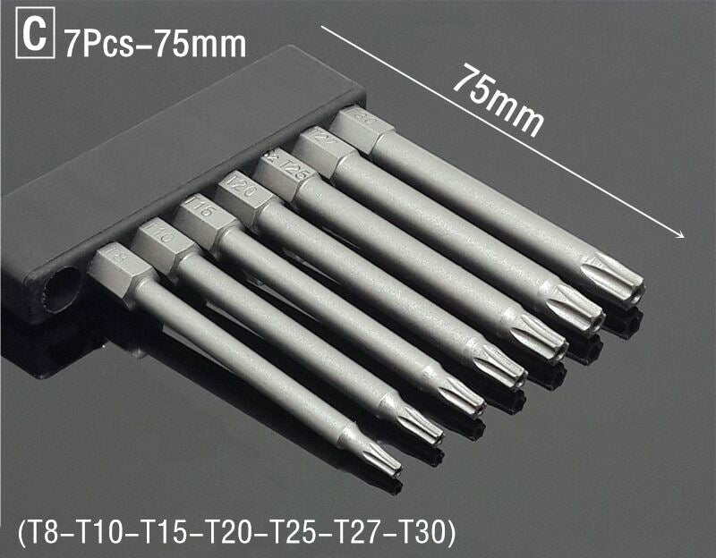 50mm magnetic tamper-proof screwdriver set for precise watch accessory repairs.