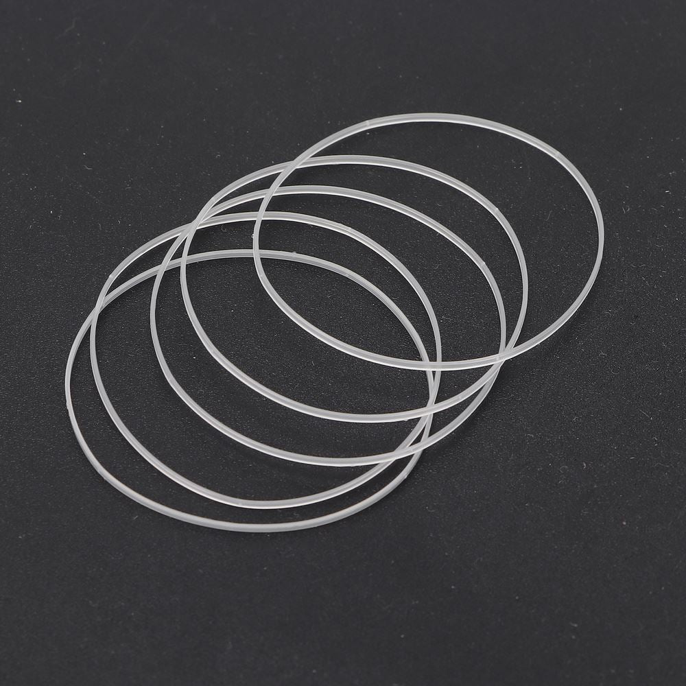 265pcs plastic waterproof O-ring seals for watch backs, ideal for precise watch repair and gasket replacement.