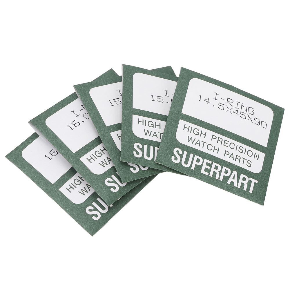 265pcs plastic waterproof O-ring seals for watch backs, perfect for accurate watch repair and gasket replacement.