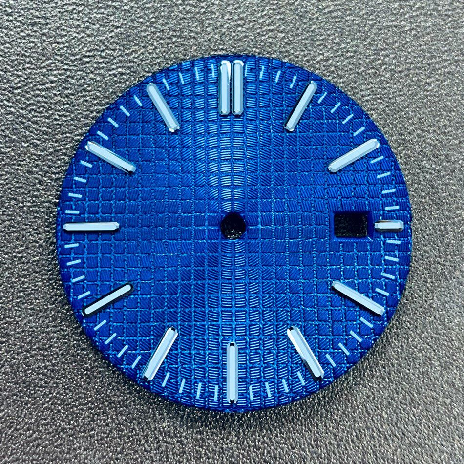 Cadran lumineux de 28,5 mm pour montre à dents Water Monster, compatible avec le mouvement NH35 NH36