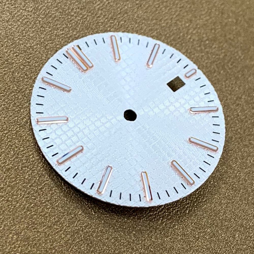 Cadran de montre lumineux de 31,8 mm, adapté au mouvement NH35, pièces de rechange